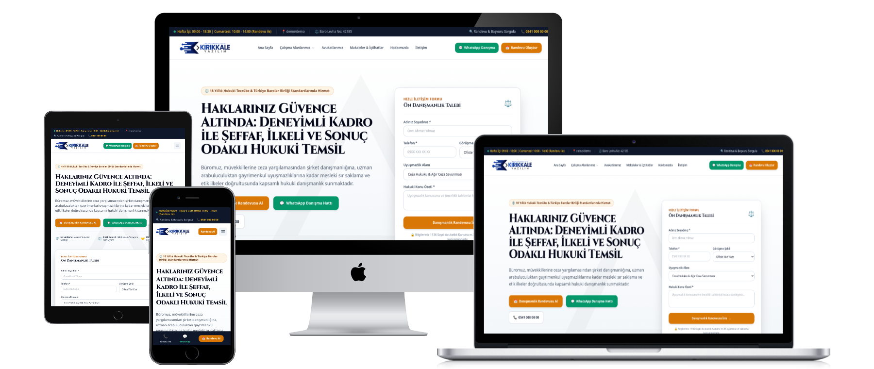 Avukatlık Büroları ve Hukuki Danışmanlık İçin Kurumsal Web Yazılımı